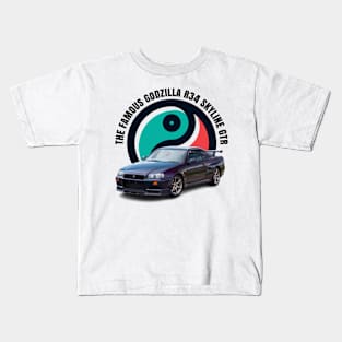 R34 GTR Kids T-Shirt